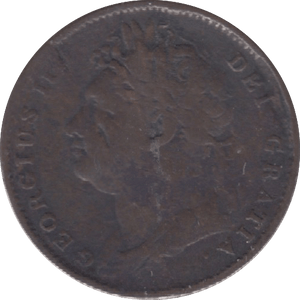 1822 FARTHING ( FINE ) 10 - Farthing - Cambridgeshire Coins
