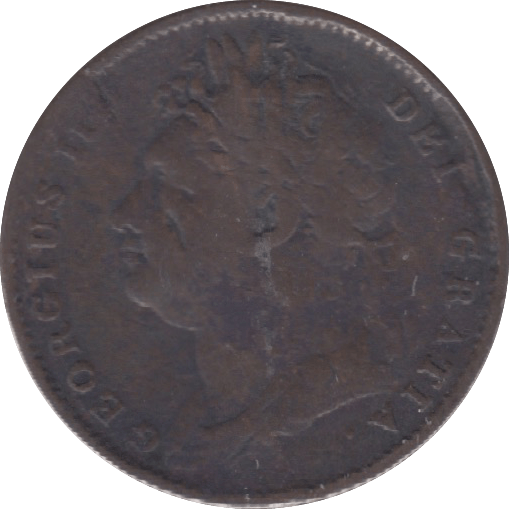 1822 FARTHING ( FINE ) 10 - Farthing - Cambridgeshire Coins