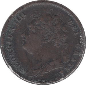1822 FARTHING ( FINE ) 2 - Cambridgeshire Coins