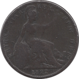 1822 FARTHING ( FINE ) - Cambridgeshire Coins