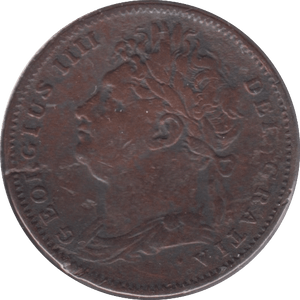 1822 FARTHING ( FINE ) - Cambridgeshire Coins