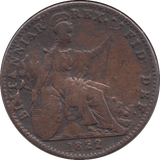 1822 FARTHING ( FINE ) - Cambridgeshire Coins