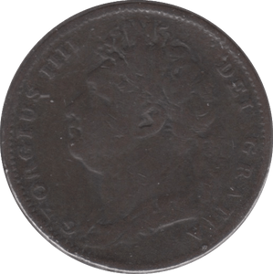 1822 FARTHING ( FINE ) - Cambridgeshire Coins