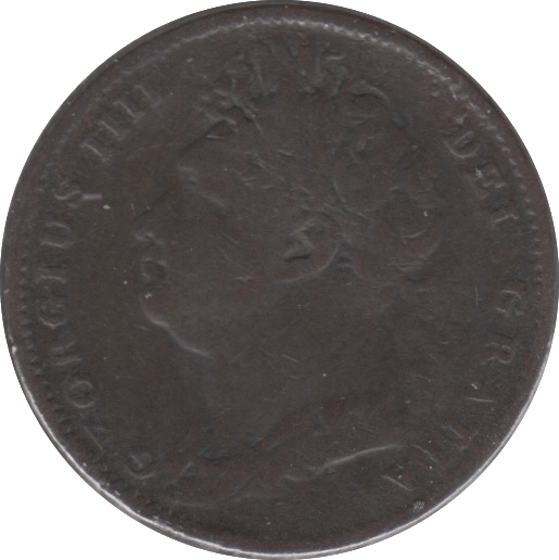 1822 FARTHING ( FINE ) - Cambridgeshire Coins