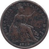 1822 FARTHING ( VF ) 3 - Cambridgeshire Coins