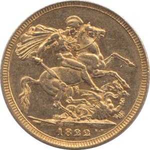 1822 GOLD SOVEREIGN ( AUNC ) - Sovereign - Cambridgeshire Coins