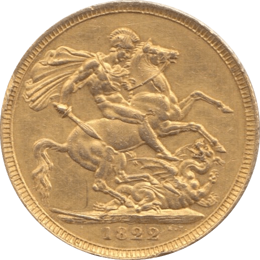 1822 GOLD SOVEREIGN ( EF ) - Sovereign - Cambridgeshire Coins