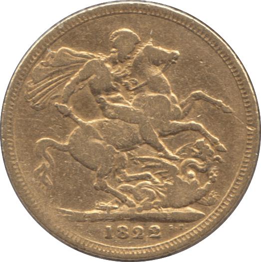 1822 GOLD SOVEREIGN ( FINE ) - Sovereign - Cambridgeshire Coins
