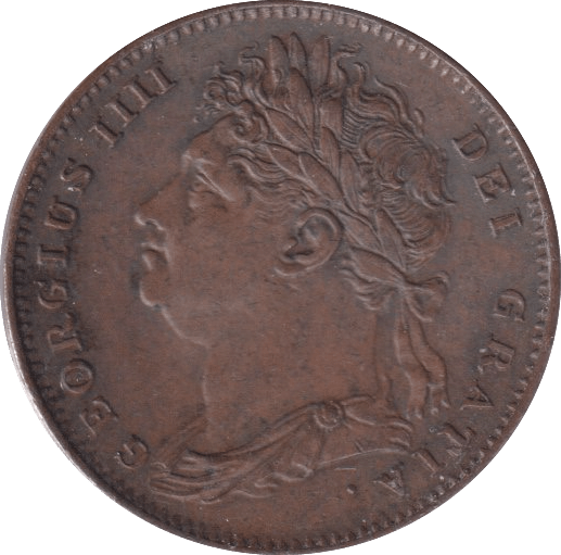 1823 FARTHING ( EF ) - Farthing - Cambridgeshire Coins