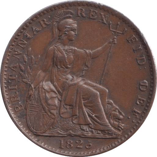 1823 FARTHING ( EF ) - Farthing - Cambridgeshire Coins
