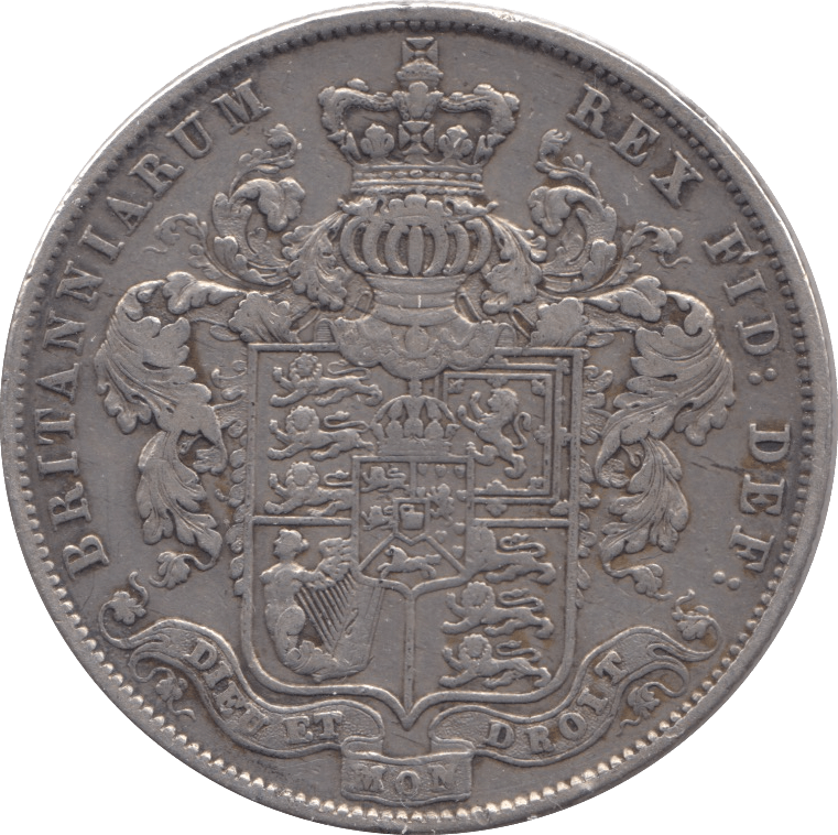 1823 HALFCROWN ( GF ) 3 - Halfcrown - Cambridgeshire Coins