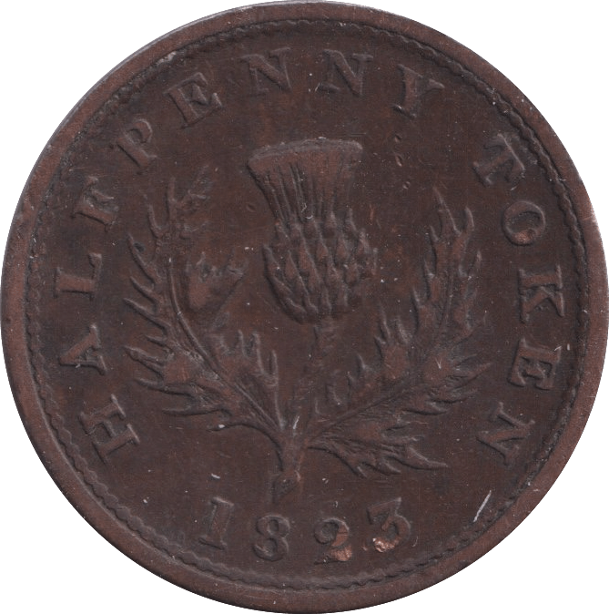 1823 HALFPENNY TOKEN NOVA SCOTIA - WORLD COINS - Cambridgeshire Coins