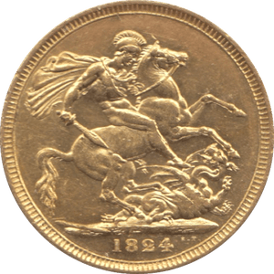 1824 GOLD SOVEREIGN ( AUNC ) - Sovereign - Cambridgeshire Coins