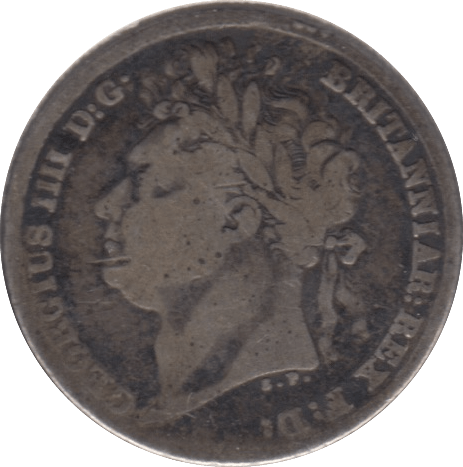1824 SIXPENCE ( FINE ) - Sixpence - Cambridgeshire Coins