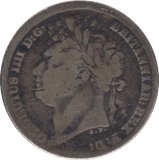 1824 SIXPENCE ( FINE ) - Sixpence - Cambridgeshire Coins