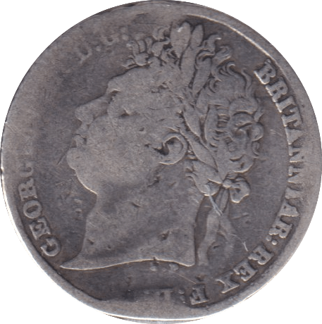 1824 SIXPENCE ( NF ) - sixpence - Cambridgeshire Coins