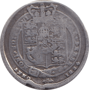 1824 SIXPENCE ( NF ) - sixpence - Cambridgeshire Coins