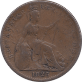 1825 FARTHING ( VF ) 2 - Farthing - Cambridgeshire Coins