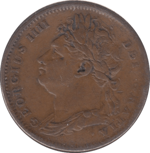 1825 FARTHING ( VF ) 2 - Farthing - Cambridgeshire Coins