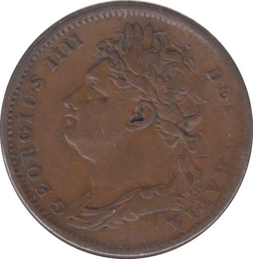 1825 FARTHING ( VF ) 2 - Farthing - Cambridgeshire Coins