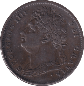 1825 FARTHING ( VF ) - Farthing - Cambridgeshire Coins