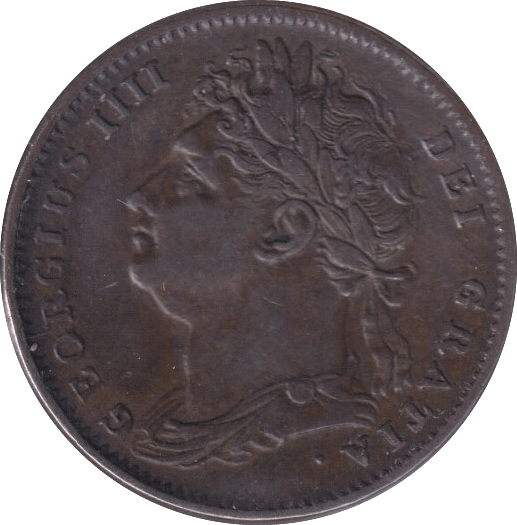 1825 FARTHING ( VF ) - Farthing - Cambridgeshire Coins