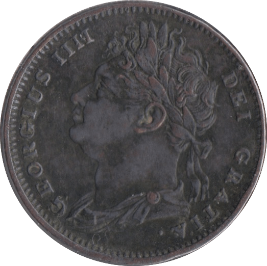 1825 FARTHING ( VF ) - Farthing - Cambridgeshire Coins