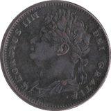 1825 FARTHING ( VF ) - Farthing - Cambridgeshire Coins