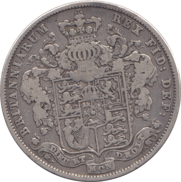 1825 HALFCROWN ( FINE ) - Halfcrown - Cambridgeshire Coins