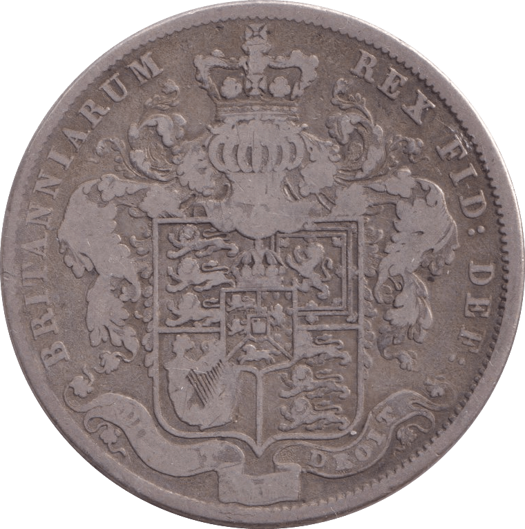 1825 HALFCROWN ( FINE ) - halfcrown - Cambridgeshire Coins