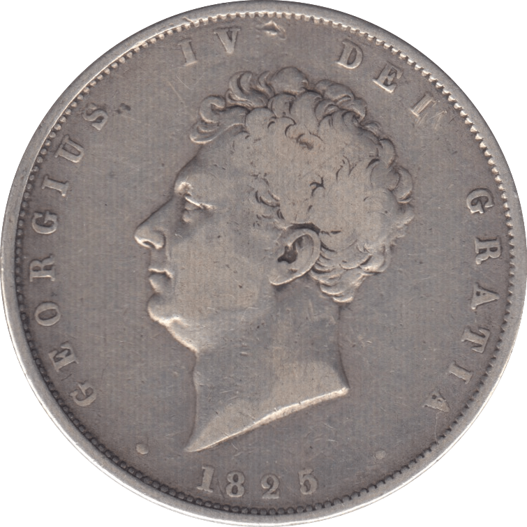 1825 HALFCROWN ( FINE ) - Halfcrown - Cambridgeshire Coins