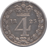 1825 MAUNDY FOURPENCE ( EF ) - Maundy Coins - Cambridgeshire Coins