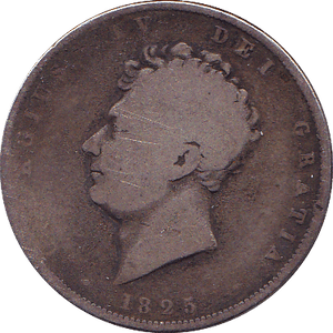 1825 HALFCROWN ( FAIR ) - HALFCROWN - Cambridgeshire Coins