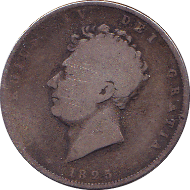 1825 HALFCROWN ( FAIR ) - HALFCROWN - Cambridgeshire Coins