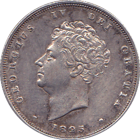 1825 SHILLING ( GEF ) - Shilling - Cambridgeshire Coins