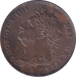 1826 FARTHING ( AUNC ) - Farthing - Cambridgeshire Coins