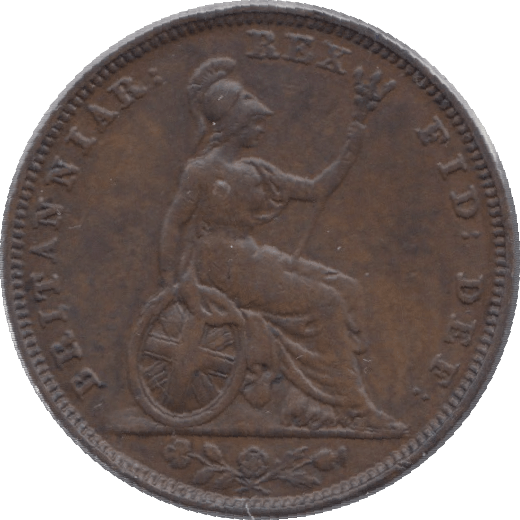 1826 FARTHING ( EF ) 2 - Farthing - Cambridgeshire Coins