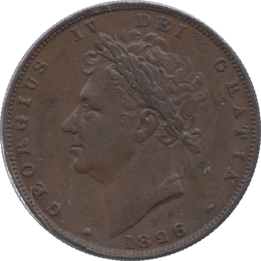 1826 FARTHING ( EF ) 2 - Farthing - Cambridgeshire Coins