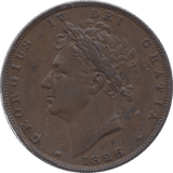 1826 FARTHING ( EF ) 2 - Farthing - Cambridgeshire Coins