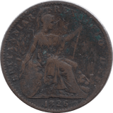 1826 FARTHING ( FINE ) - Farthing - Cambridgeshire Coins