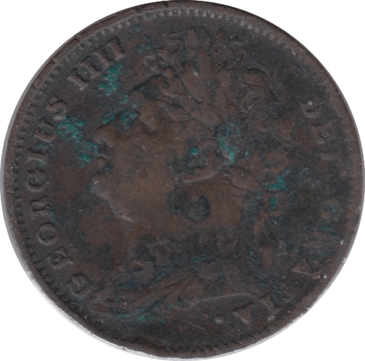 1826 FARTHING ( FINE ) - Farthing - Cambridgeshire Coins