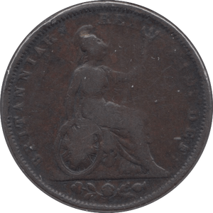 1826 FARTHING ( FINE ) - Farthing - Cambridgeshire Coins
