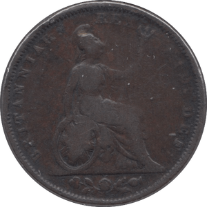 1826 FARTHING ( FINE ) - Farthing - Cambridgeshire Coins