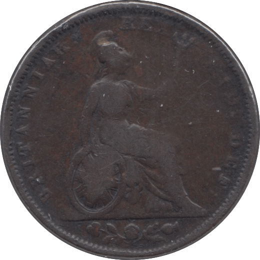 1826 FARTHING ( FINE ) - Farthing - Cambridgeshire Coins