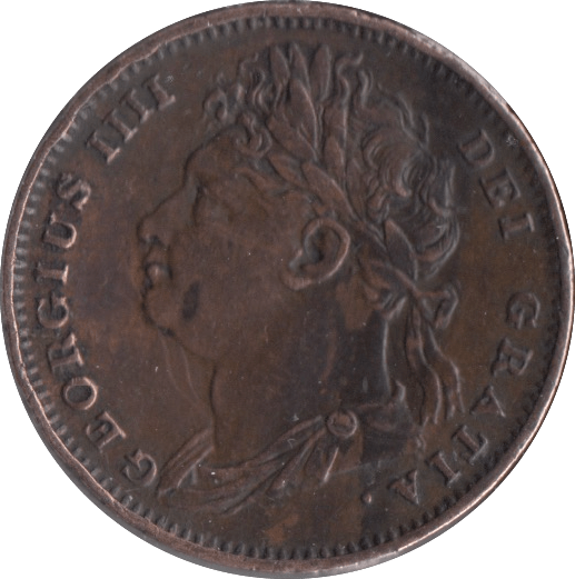 1826 FARTHING ( GVF ) - Farthing - Cambridgeshire Coins