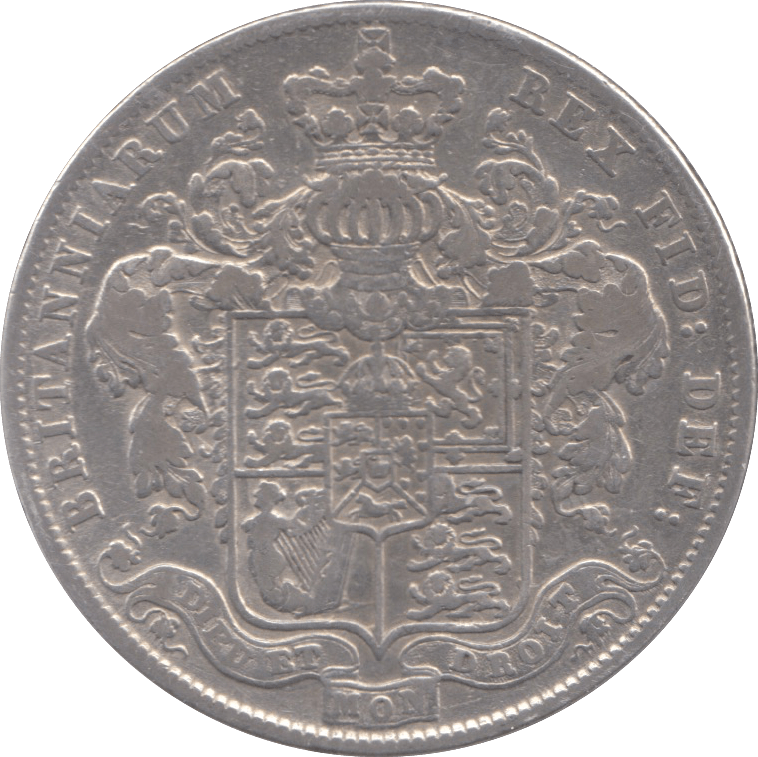 1826 HALFCROWN ( FINE ) 6 - Halfcrown - Cambridgeshire Coins