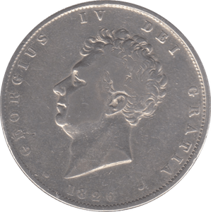 1826 HALFCROWN ( FINE ) 6 - Halfcrown - Cambridgeshire Coins