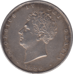 1826 HALFCROWN ( GVF ) - Halfcrown - Cambridgeshire Coins