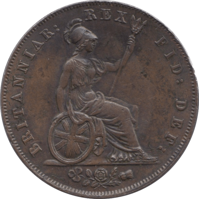 1826 HALFPENNY ( AUNC ) - Halfpenny - Cambridgeshire Coins