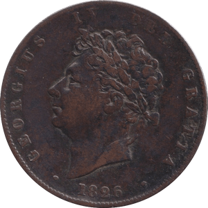 1826 HALFPENNY ( GF ) - Halfpenny - Cambridgeshire Coins